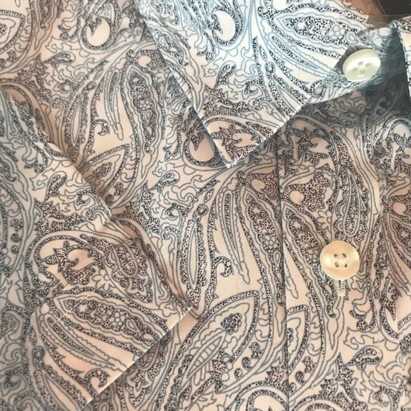 Claiborne 2XLT Tall Paisley Short Sleeve Shirt NWT - Picture 2 of 6